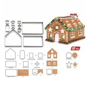 Cortador Galletas Casa Jengibre Navidad