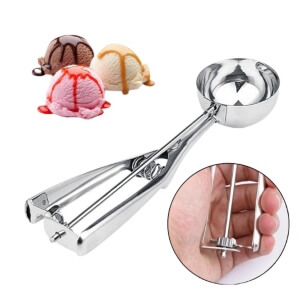 Cuchara de Acero Para Helados