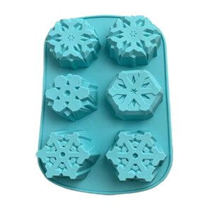 Molde de Silicona Copos Nieve