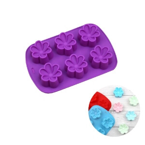 Molde de Silicona Flor de Campo