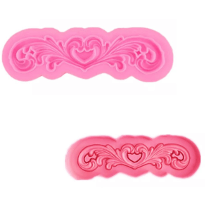 Molde de Silicona Fondant Corazón