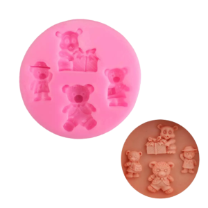 Molde de Silicona Fondant Ositos