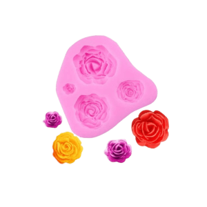 Molde de Silicona Fondant Rosa