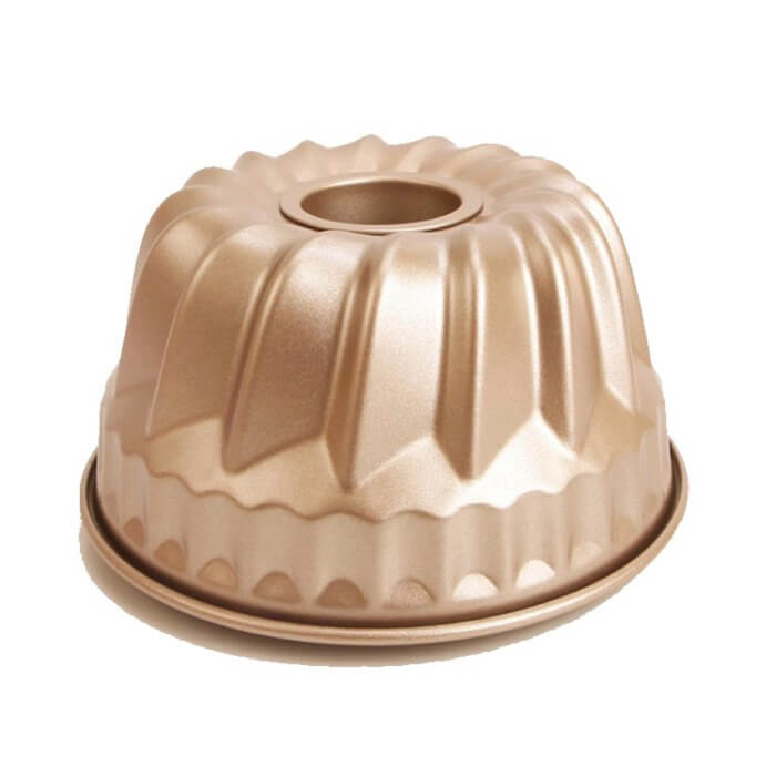 Molde de Aluminio Dorado Pastel