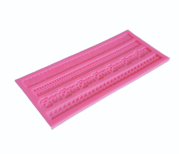 Molde de Silicona Fondant Bordes