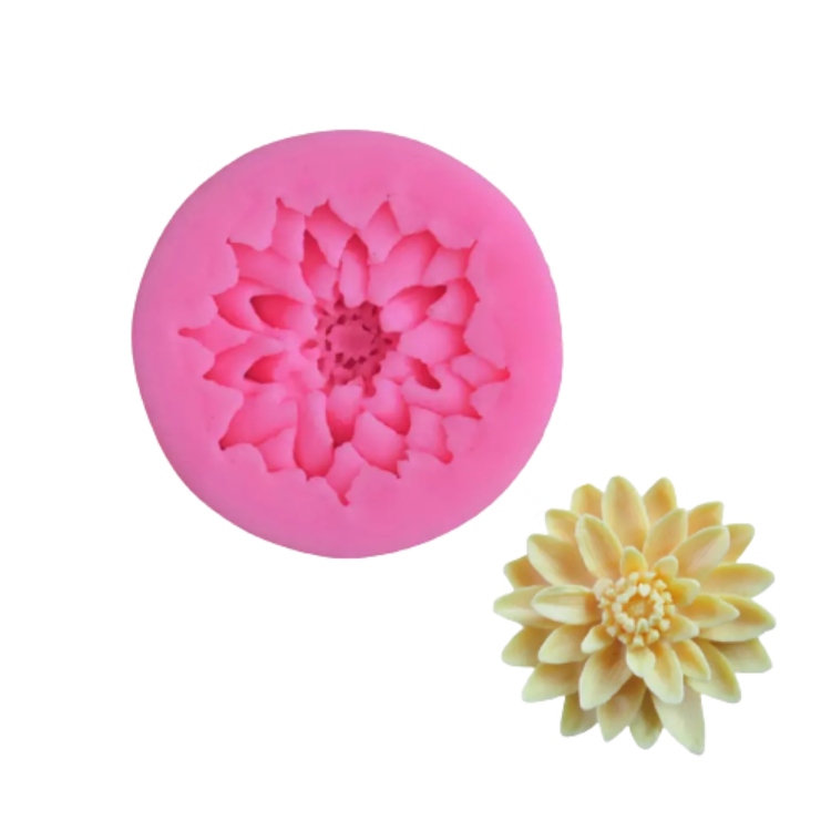 Molde de Silicona Fondant Crisantemo